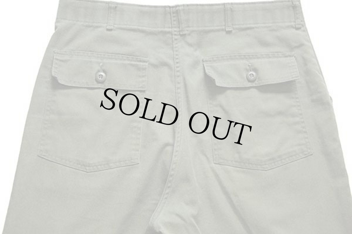 画像5: 80s 米軍 U.S.ARMY ユーティリティ ベイカーパンツ オリーブグリーン w36 L33 (5)