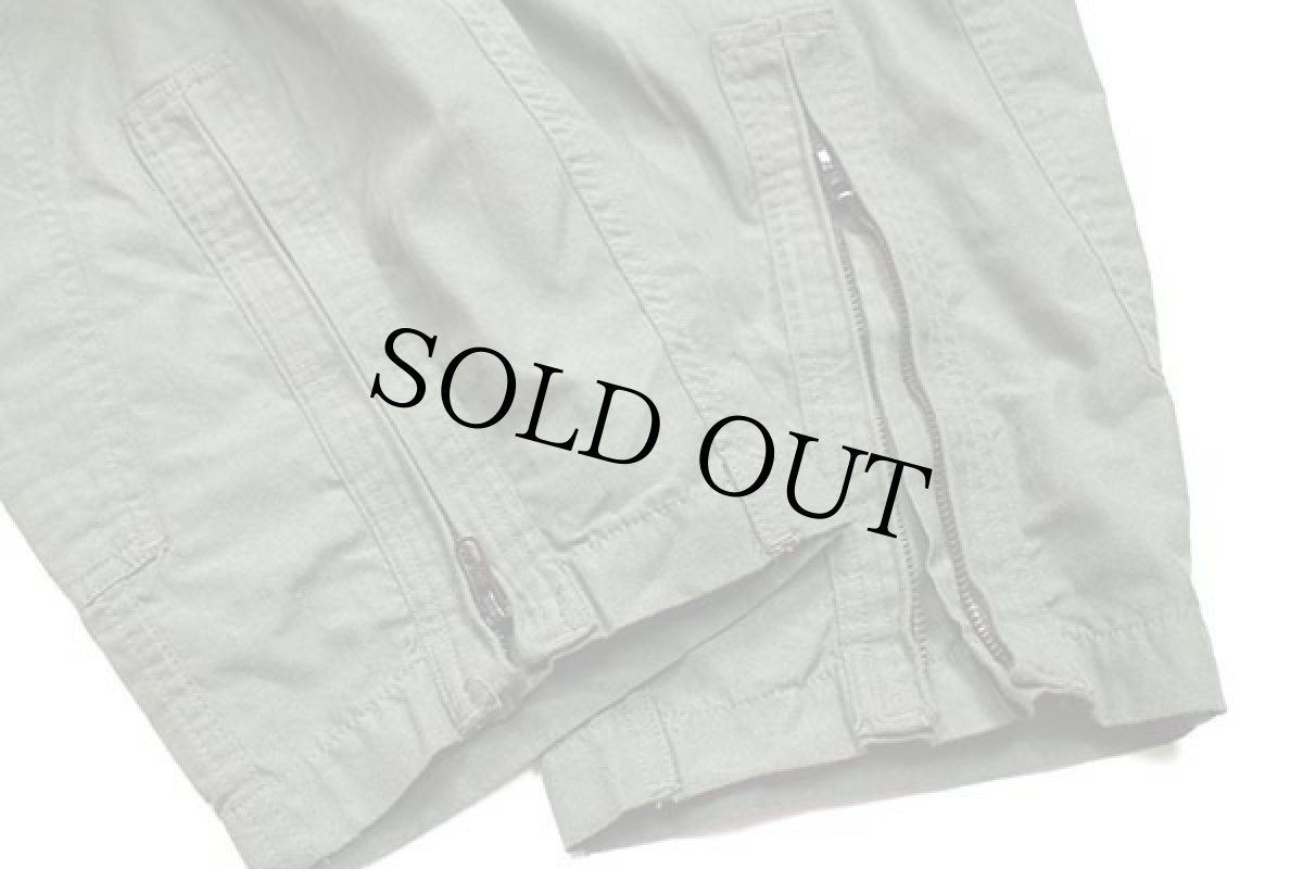 画像8: 00s 米軍 CWU-27/P カバーオール アラミド フライトスーツ セージグリーン 40R★17 つなぎ (8)