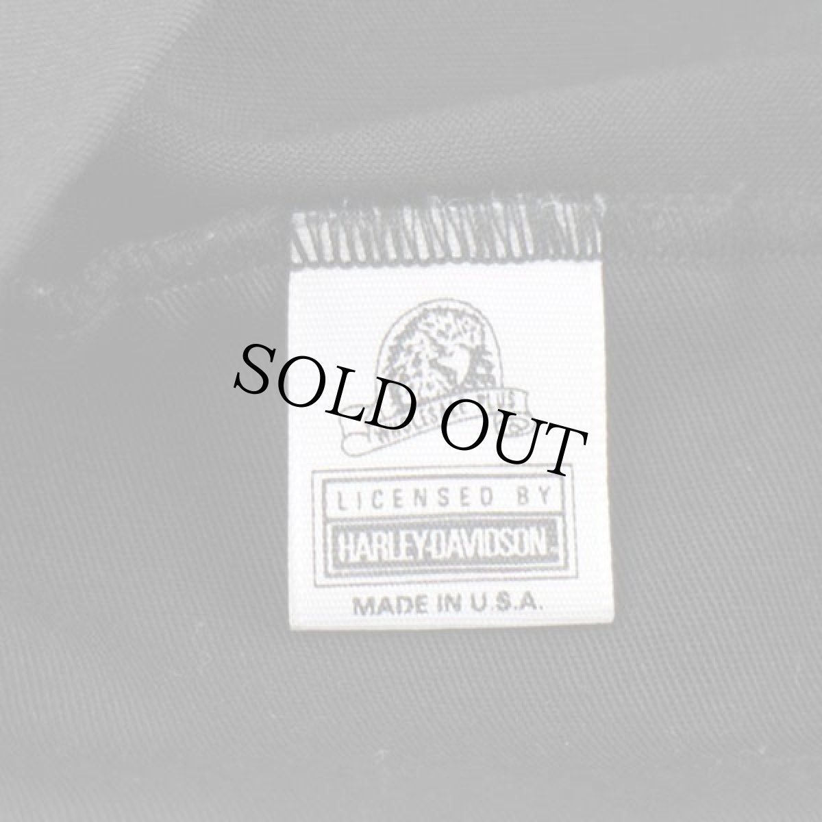 画像7: 90s USA製 HARLEY-DAVIDSON ハーレー ダビッドソン インナーキャップ 黒 (7)