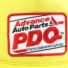 画像5: 90s Advance Auto Parts PDQ パッチ付き メッシュキャップ イエロー (5)