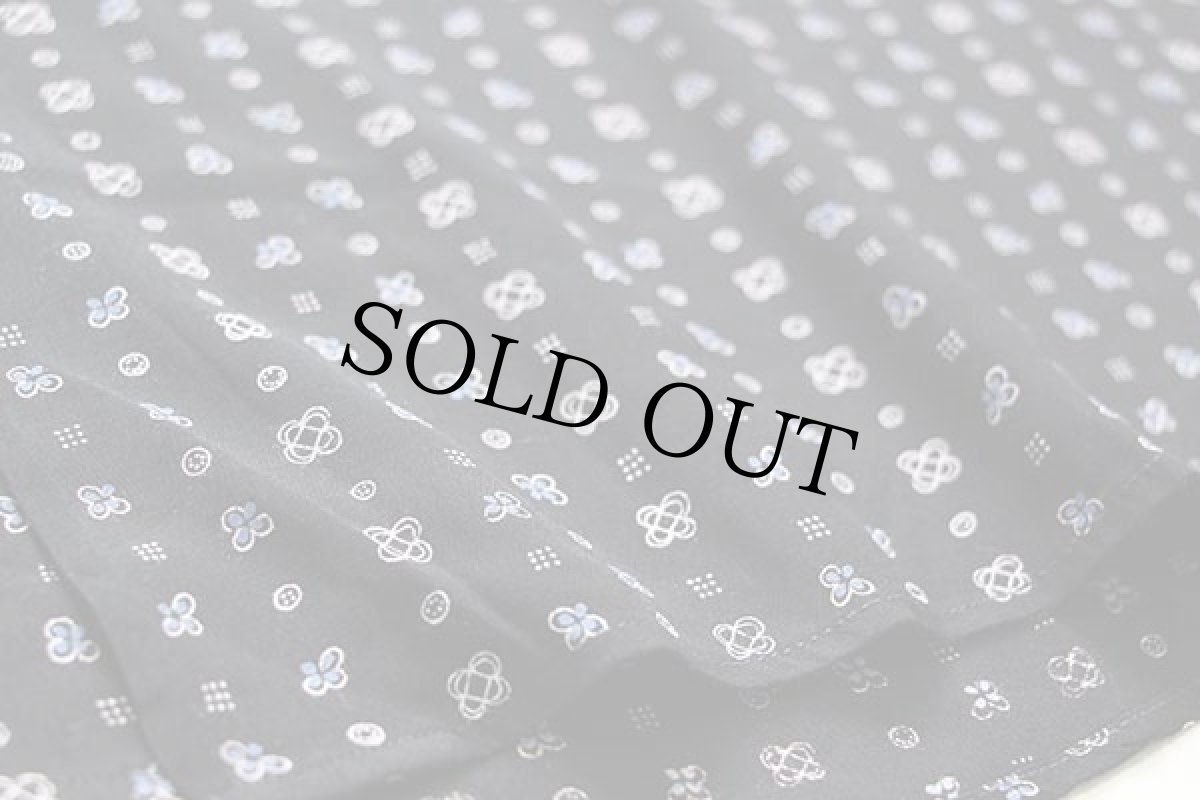 画像6: 90s WEEK END 総柄 半袖 レーヨンシャツ ブラック 17 (6)