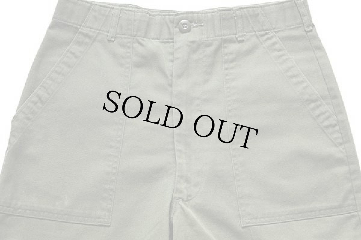 画像4: 80s 米軍 U.S.ARMY ユーティリティ ベイカーパンツ オリーブグリーン w32 L33 (4)