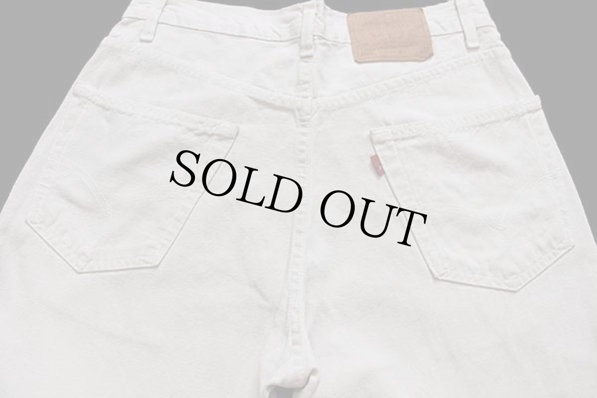 画像5: 90s USA製 Levi'sリーバイス 550 カツラギパンツ ライトベージュ w33 L30 (5)
