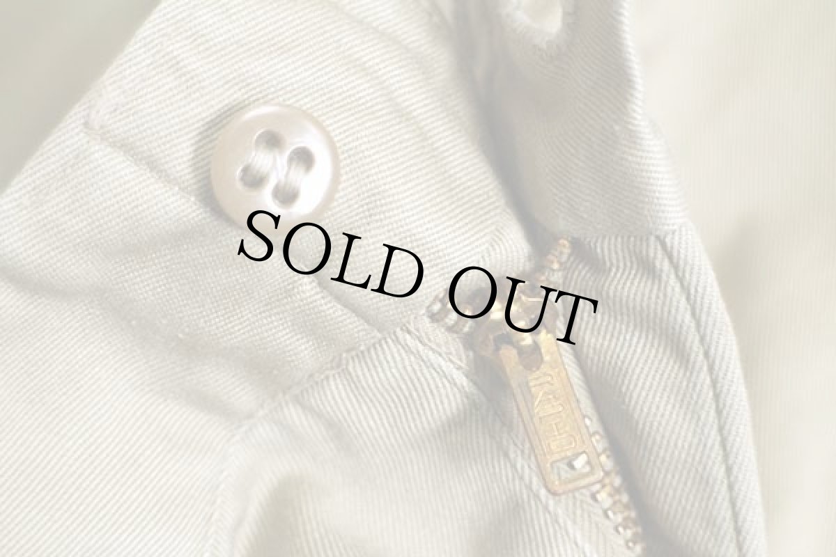 画像7: 60s 米軍 U.S.ARMY コットンツイル チノパン カスタム カーキ w34 (7)