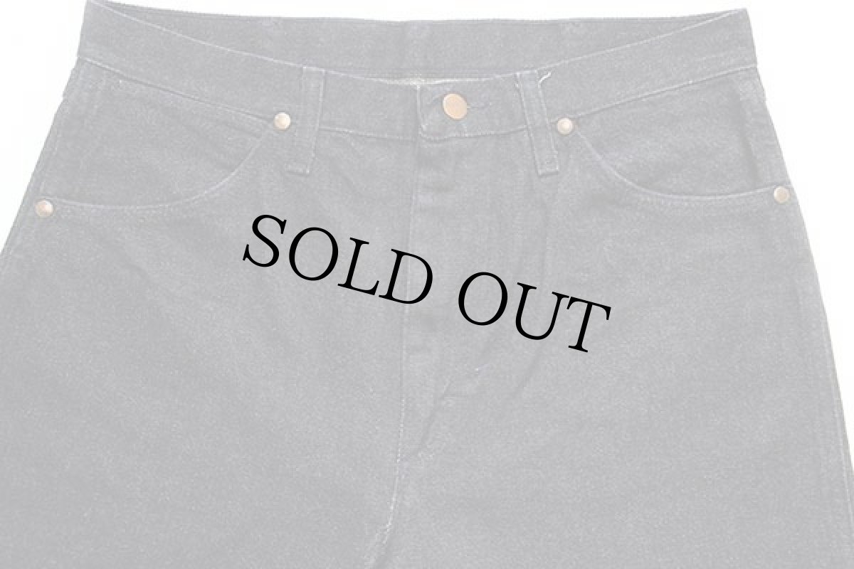 画像4: 90s USA製 Wranglerラングラー 946BLKS 先染め ブラック デニムパンツ w34 (4)