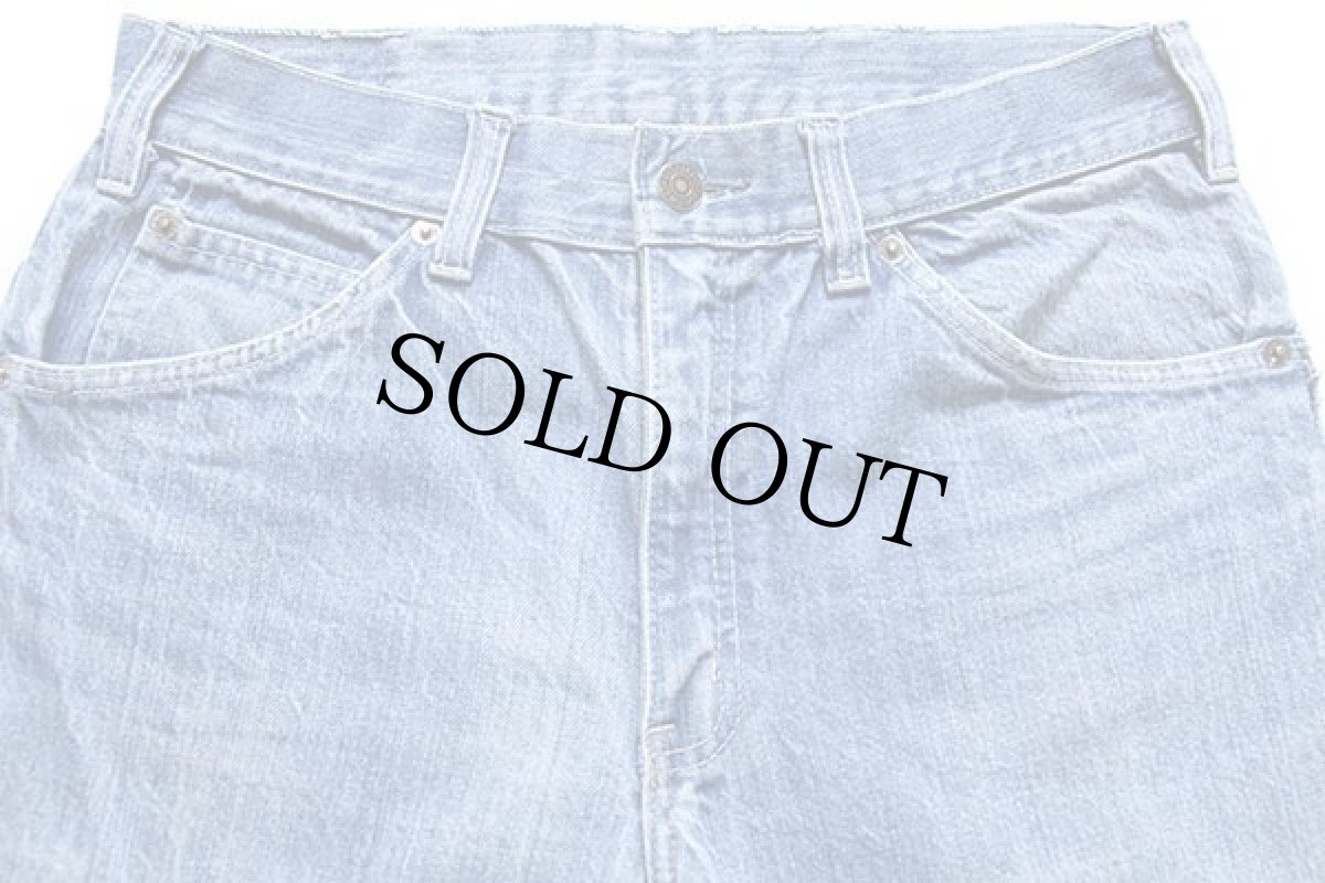 画像4: 80s フランス製 Levi'sリーバイス 630 デニムパンツ カスタム w31★ユーロ (4)