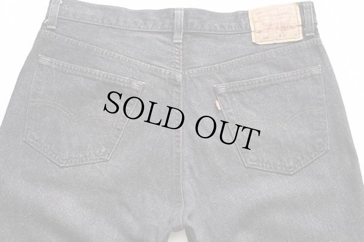 画像5: 90s USA製 Levi'sリーバイス 501 先染め ブラック デニムパンツ w35 L30 (5)