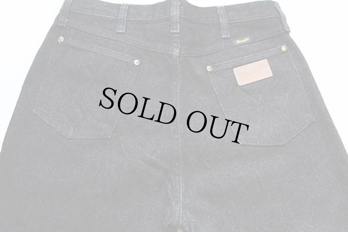 画像5: 90s USA製 Wranglerラングラー 946BLKS 先染め ブラック デニムパンツ w34 (5)