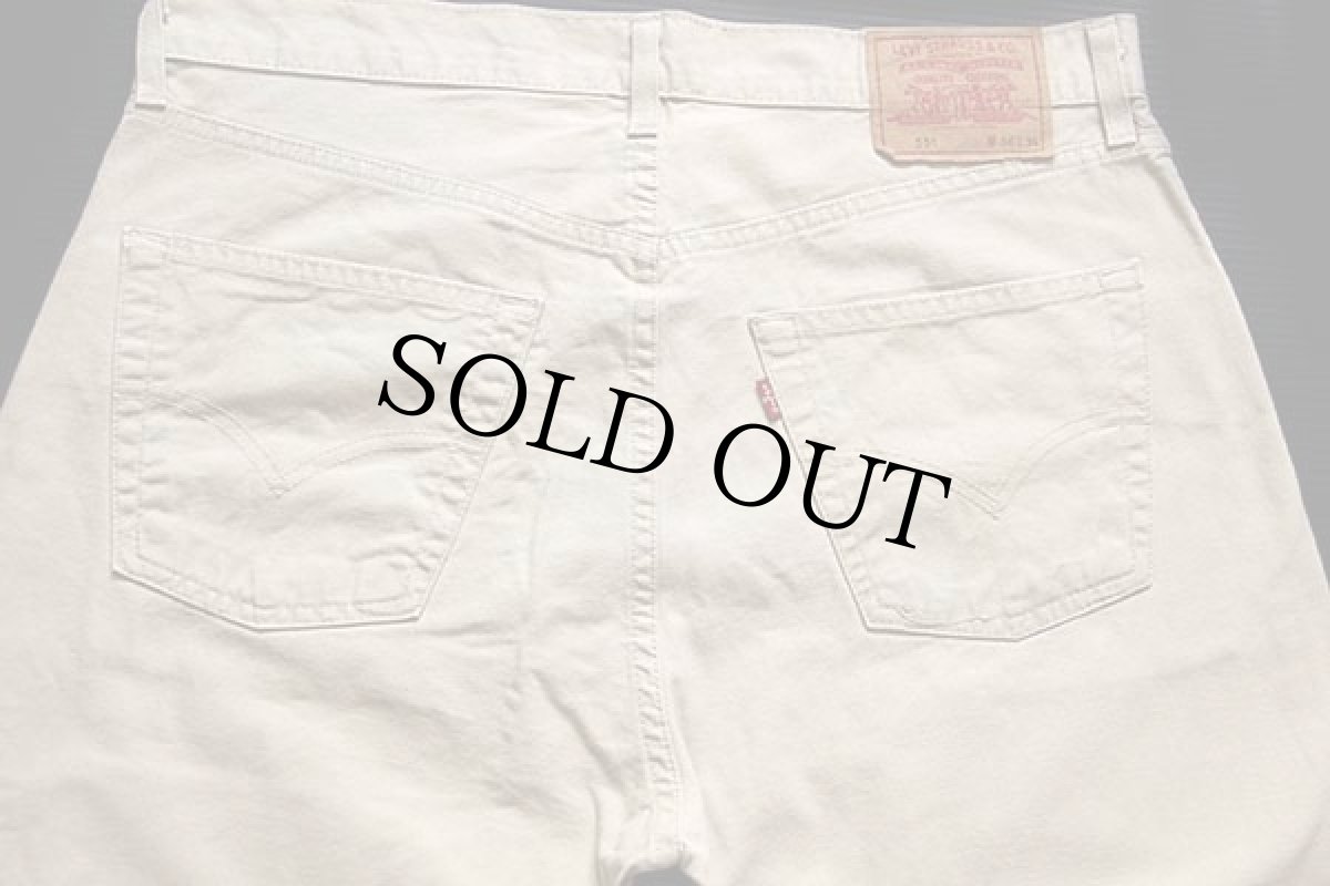 画像5: 00s Levi'sリーバイス 551 カツラギパンツ ライトカーキ w36★ユーロ (5)