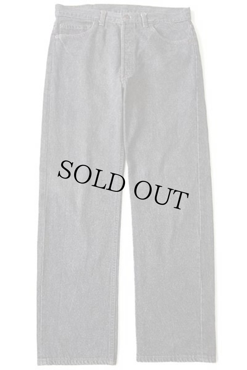 画像2: 90s USA製 Levi'sリーバイス 501 先染め ブラック デニムパンツ w35 L30 (2)