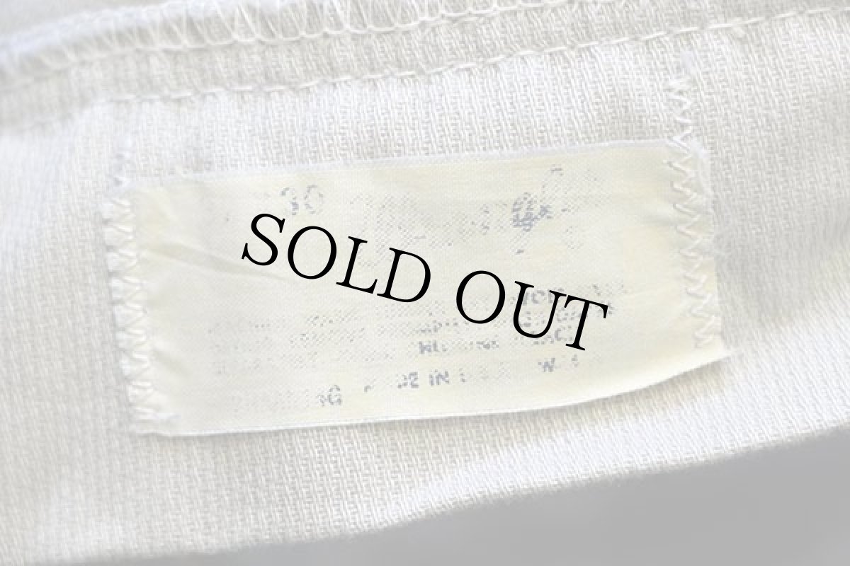 画像6: 70s USA製 Wranglerラングラー フレア ピケパンツ アイボリー w32 L30 (6)