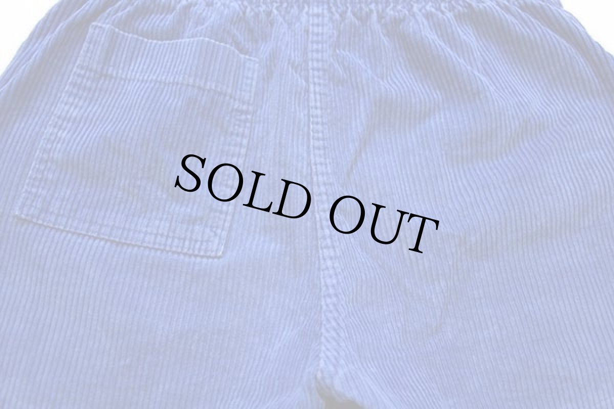 画像6: 80s USA製 OP ocean pacificオーシャンパシフィック 太畝 コーデュロイ ショートパンツ 青 w28★ショーツ (6)