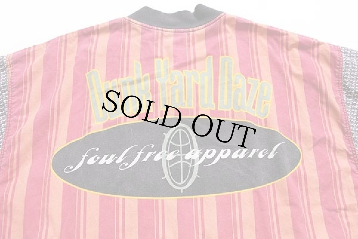 画像4: 90s ポルトガル製 NIKEナイキ Dunk Yard Daze パネル 切り替え 半袖 コットンジャケット XL (4)