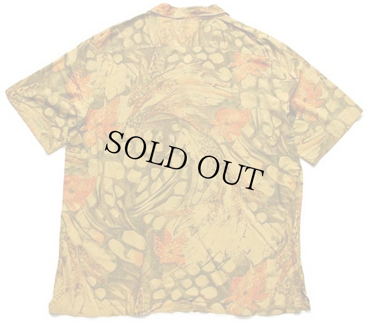 画像2: 90s イタリア製 cacharel アート 半袖 コットン オープンカラーシャツ 17 (2)