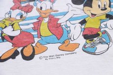 画像5: 90s Disneyディズニー MICKEY and Friends ミッキー マウス コットンTシャツ 白 (5)