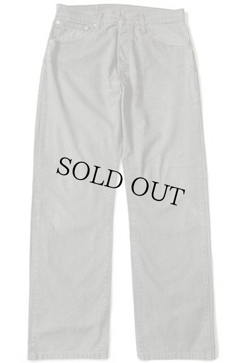 画像2: 00s Levi'sリーバイス 551 コットン キャンバス パンツ グリーングレー w34★ユーロ (2)