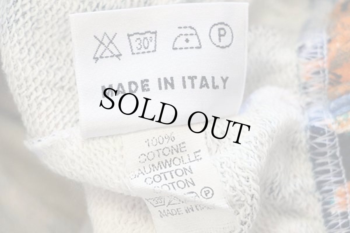 画像7: デッドストック★90s イタリア製 HIPPOP HOTAMU'S アート 総柄 コットン スウェットパンツ S★B (7)