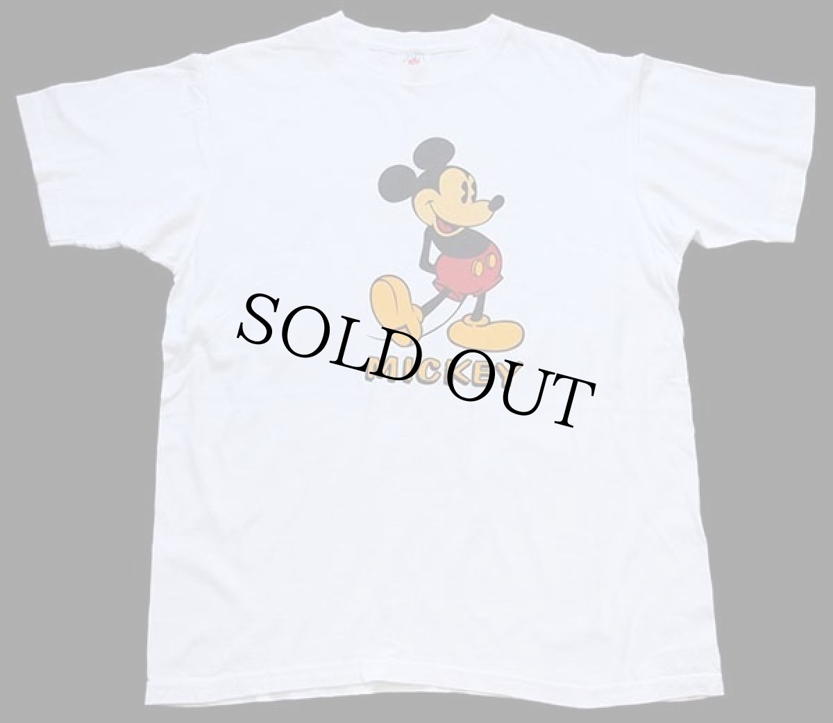 画像2: 90s カナダ製 MICKEY ミッキー マウス コットンTシャツ 白 L (2)