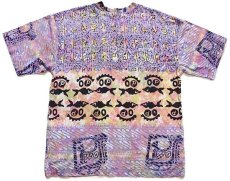 画像2: 90s OP ocean pacificオーシャンパシフィック オールオーバープリント コットンTシャツ XL (2)