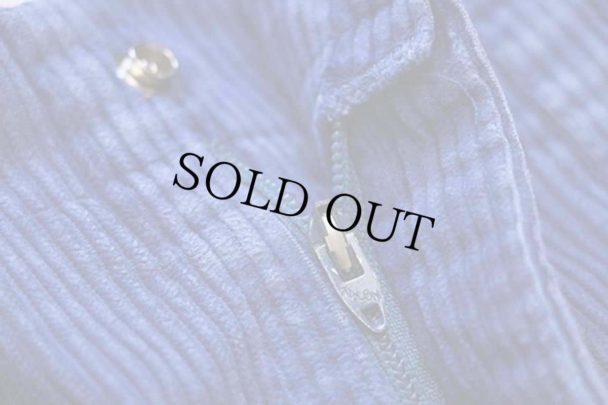 画像5: 80s USA製 OP ocean pacificオーシャンパシフィック 太畝 コーデュロイ ショートパンツ 青 w28★ショーツ (5)