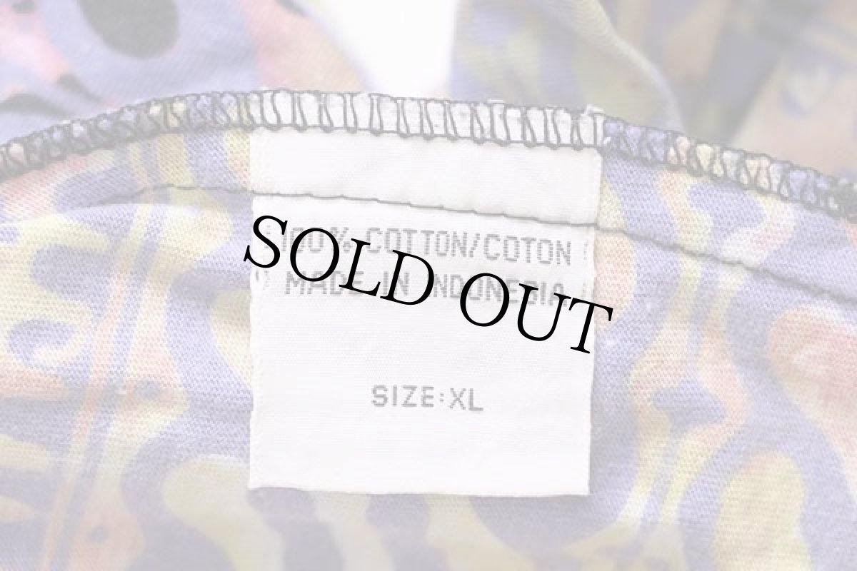 画像5: 90s OP ocean pacificオーシャンパシフィック オールオーバープリント コットンTシャツ XL (5)