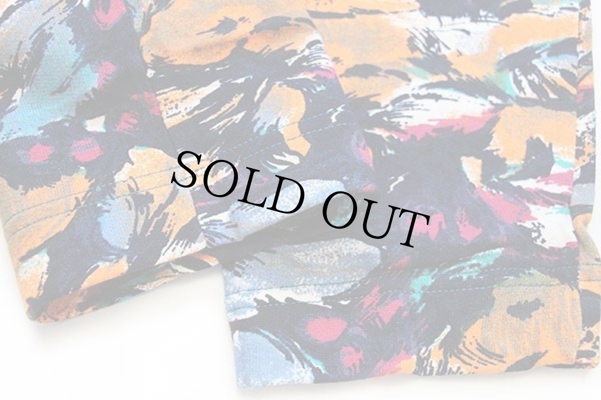 画像8: デッドストック★90s イタリア製 HIPPOP HOTAMU'S アート 総柄 コットン スウェットパンツ S★B (8)