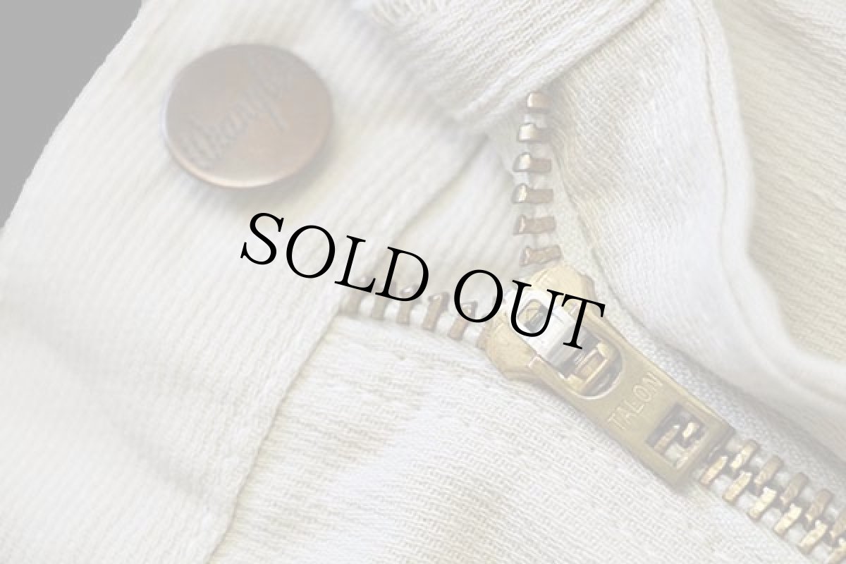 画像7: 70s USA製 Wranglerラングラー フレア ピケパンツ アイボリー w32 L30 (7)