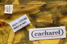 画像4: 90s イタリア製 cacharel アート 半袖 コットン オープンカラーシャツ 17 (4)