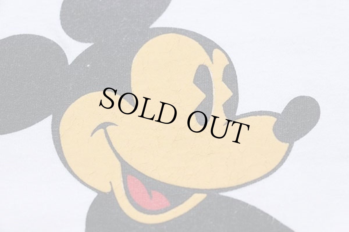 画像6: 90s カナダ製 MICKEY ミッキー マウス コットンTシャツ 白 L (6)
