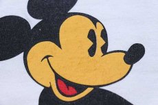 画像6: 90s カナダ製 MICKEY ミッキー マウス コットンTシャツ 白 L (6)