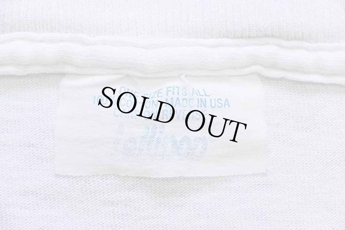 画像4: 90s USA製 Lollipop アップル イラスト コットンTシャツ 白 特大 (4)