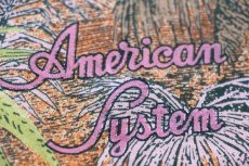 画像4: 80s American System アート オールオーバープリント リンガーTシャツ (4)