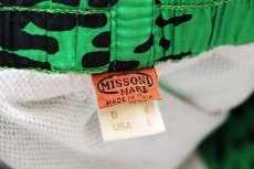 画像8: 80s イタリア製 MISSONI アート 総柄 染み込みプリント 半袖コットンシャツ&ショートパンツ セットアップ XL★ショーツ (8)