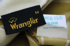 画像4: 90s Wranglerラングラー ボーダー 鹿の子 Tシャツ 薄茶 M (4)