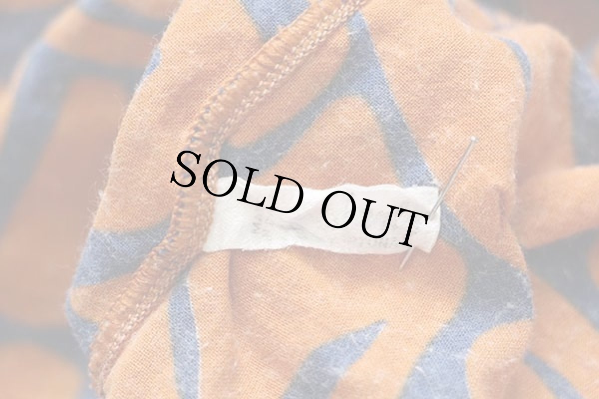 画像5: 80s イタリア製 アート 総柄 染み込みプリント 半袖 コットンシャツ&ショートパンツ セットアップ★ショーツ (5)