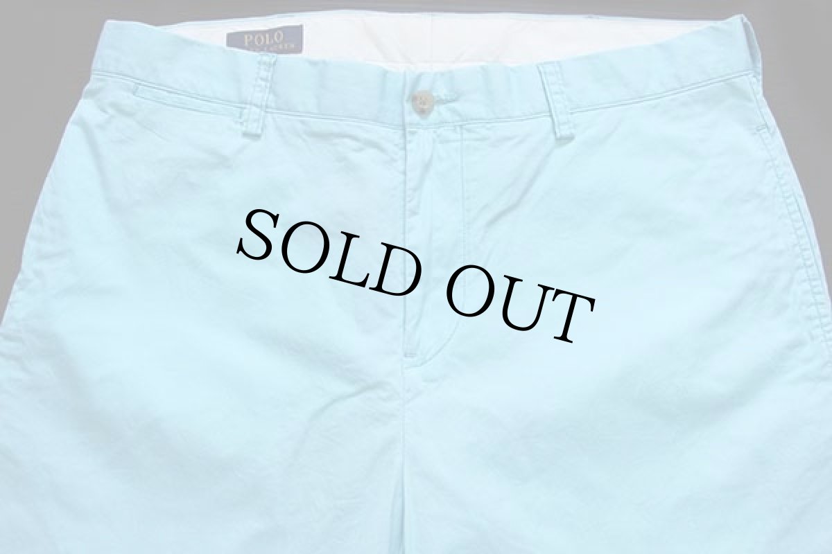 画像4: ポロ ラルフローレン ピマ コットンパンツ ライトブルー w34 L32★214 (4)