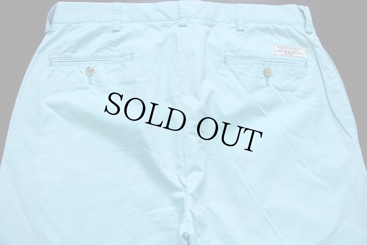 画像5: ポロ ラルフローレン ピマ コットンパンツ ライトブルー w34 L32★214 (5)