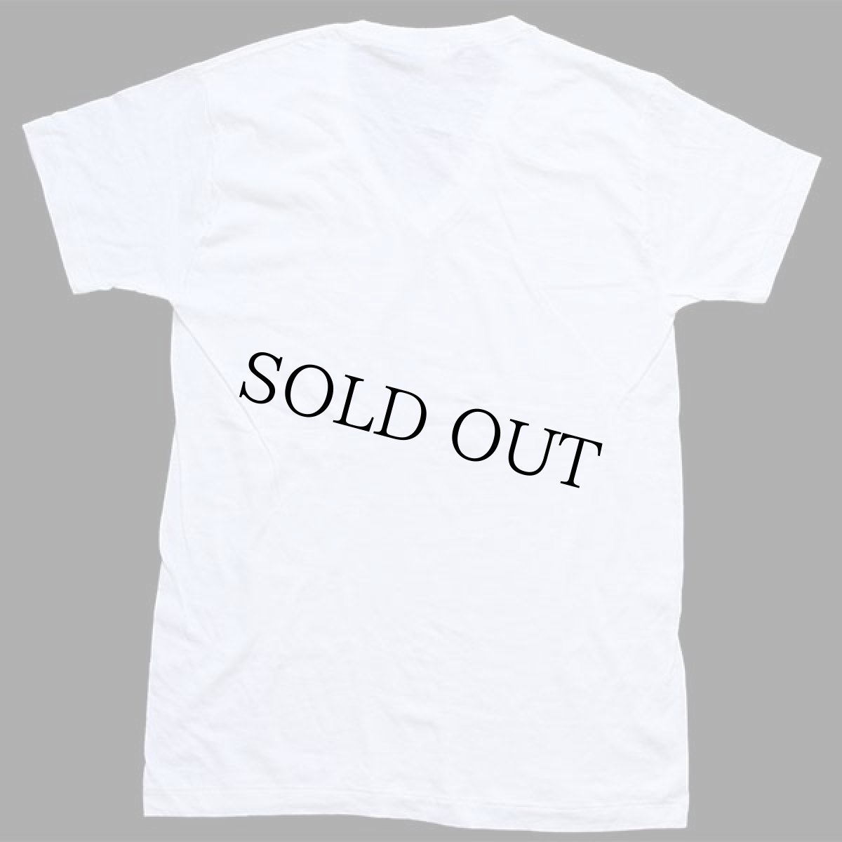 画像3: デッドストック★90s USA製 JOCKEY 無地 Vネック コットンTシャツ 白 M (3)