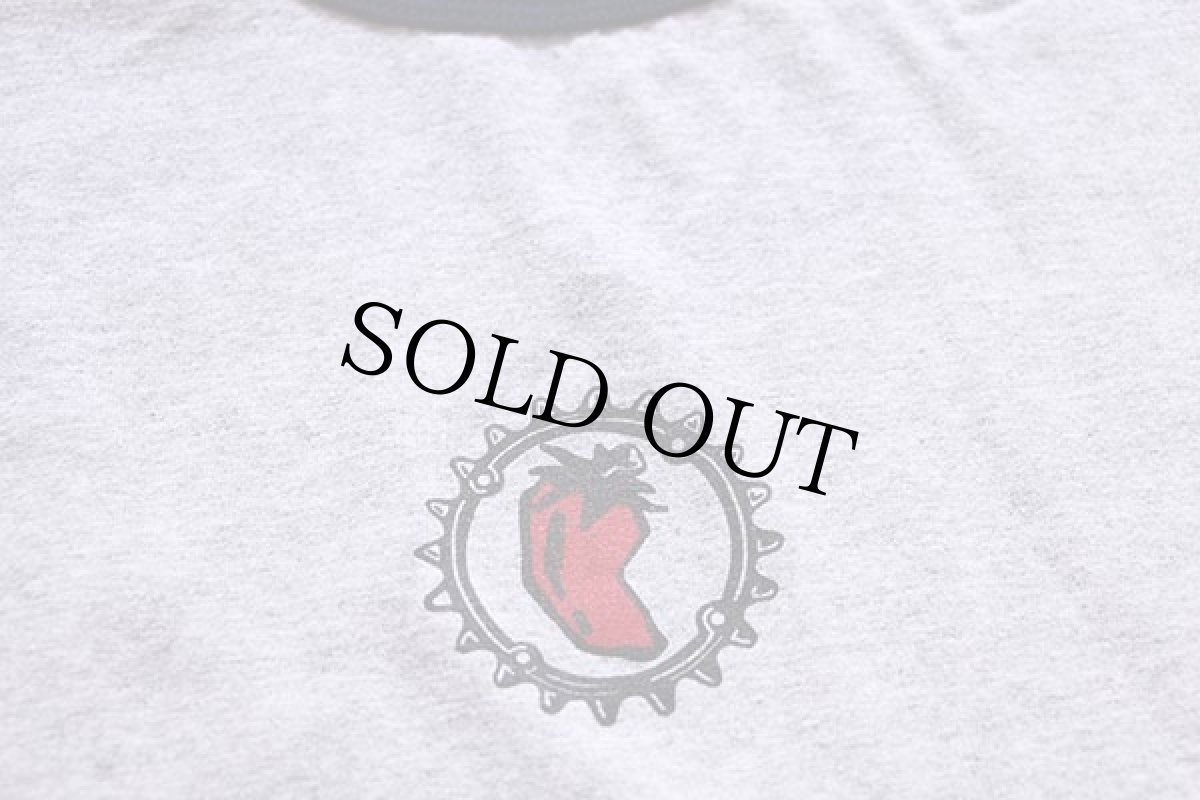 画像5: 90s 北米製 bruzer リンガーTシャツ 杢グレー×紺 L (5)