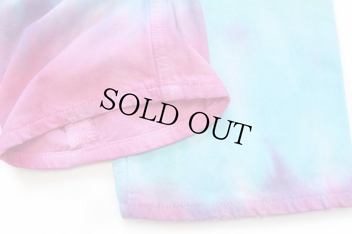 画像9: 00s USA製 Levi'sリーバイス 501 タイダイ染め デニムパンツ W36 L30 (9)