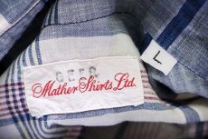 画像4: 70s Mather Shirts Ltd マドラスチェック ボタンダウン プルオーバー 半袖 コットンシャツ カスタム (4)