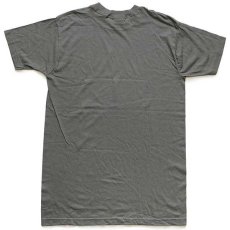 画像3: デッドストック★00s USA製 米軍 CAC 無地 コットンTシャツ セージグリーン M★A (3)