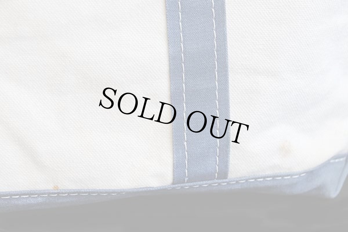 画像7: 80s L.L.Bean BOAT AND TOTE キャンバス トートバッグ 紺 フェード M★ミディアム (7)