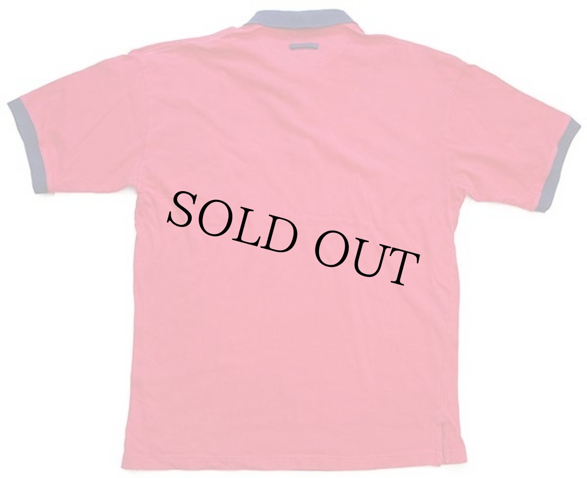 画像2: 90s SNOOPY AND FRIENDS BY BILLDITFORT SCHULT スヌーピー ゴルフ 刺繍 コットン ポロシャツ 赤×紺 L (2)