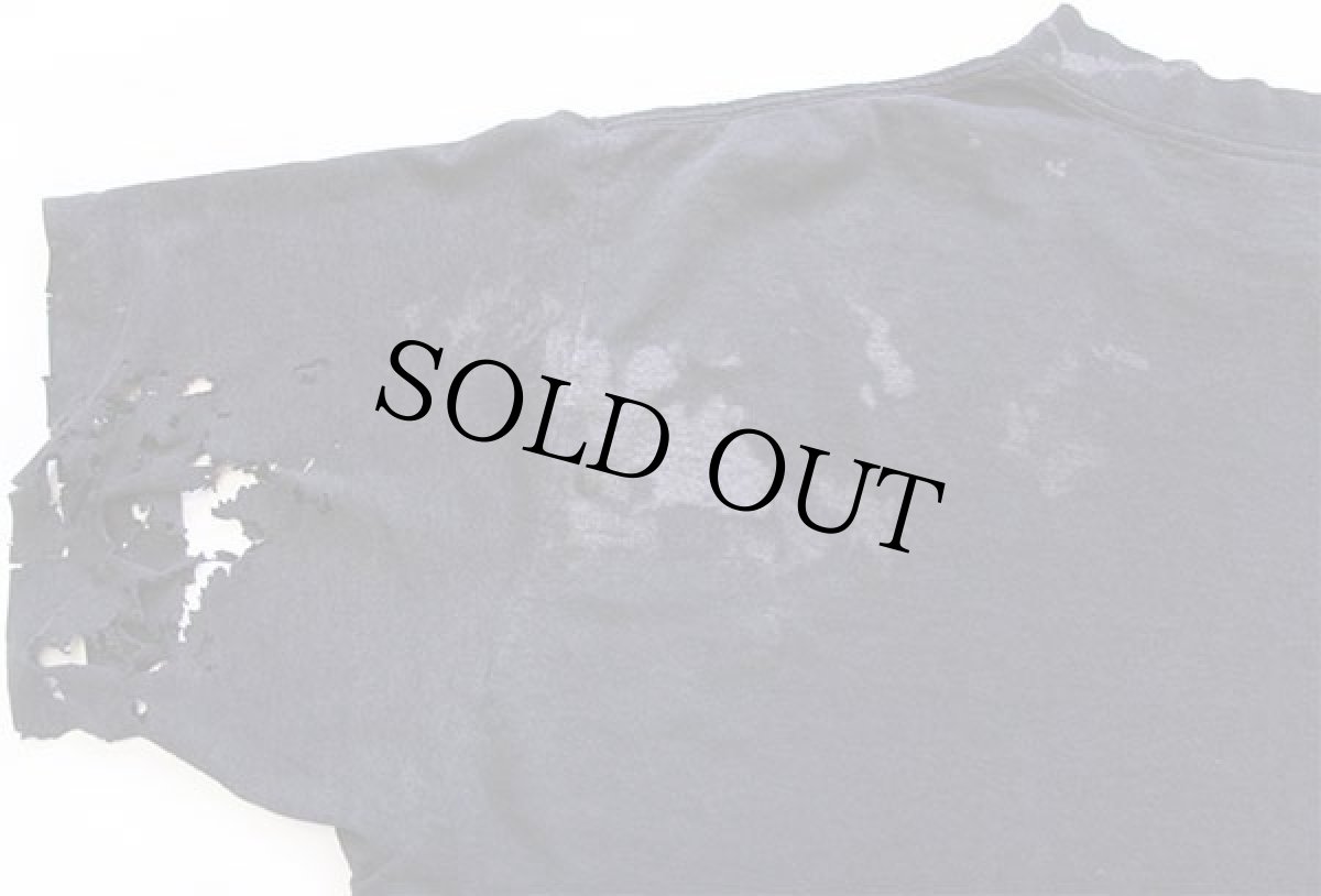 画像7: 90s USA製 HARLEY-DAVIDSON ハーレー ダビッドソン 3D EMBLEM Righteous Ruler Tシャツ ボロ 黒 (7)