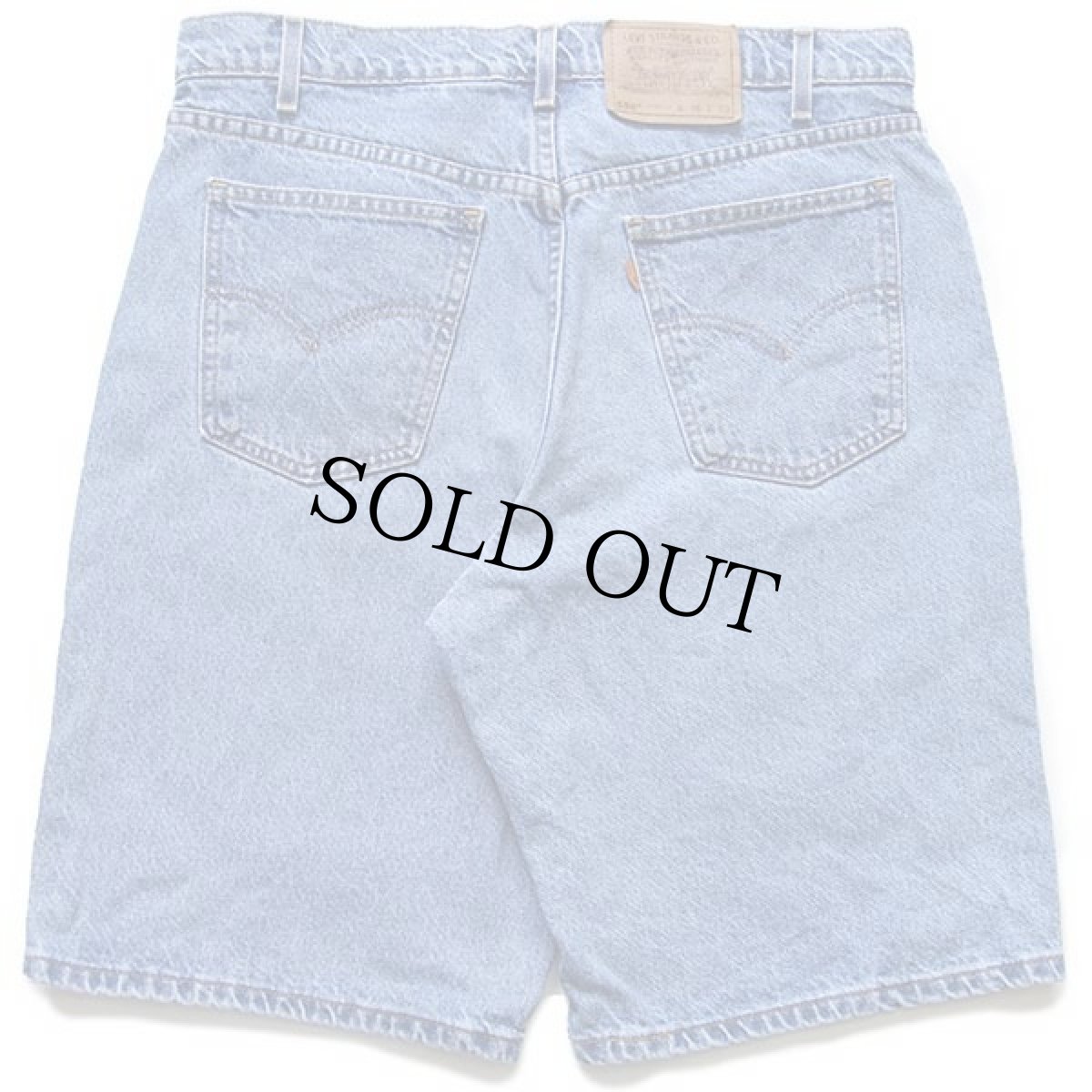画像2: 90s メキシコ製 Levi'sリーバイス 550 デニム ショートパンツ w36★85 ショーツ (2)