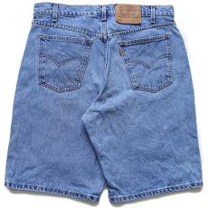 画像2: 90s メキシコ製 Levi'sリーバイス 550 デニム ショートパンツ w36★85 ショーツ (2)