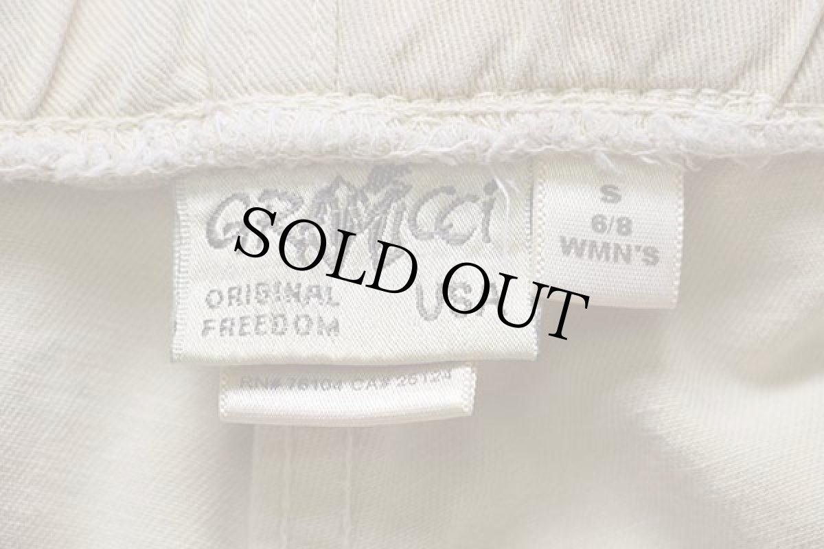 画像4: 00s USA製 GRAMICCIグラミチ コットン クライミングショーツ 薄黄 W-S★ショートパンツ (4)