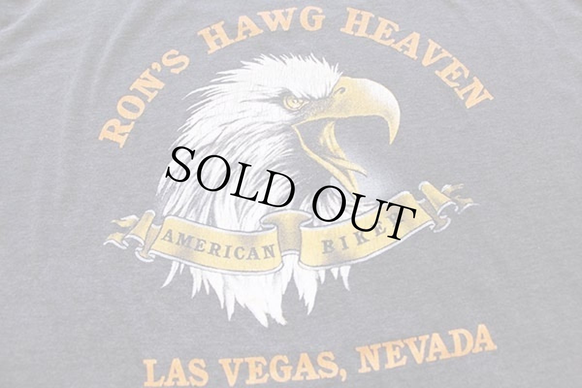 画像5: 80s USA製 HARLEY-DAVIDSON ハーレー ダビッドソン 3D EMBLEM FORGED SOULS 両面プリント Tシャツ チャコールグレー (5)