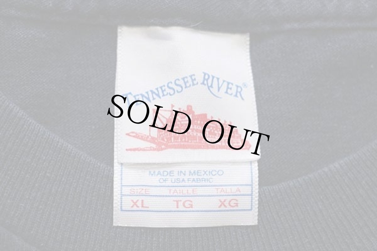 画像4: 00s COOKIE MONSTERクッキーモンスター NIRVANAニルバーナ パロディ コットンTシャツ 紺 XL (4)